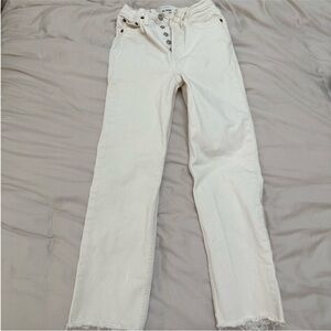 Re/Done 70s High Rise Stove Pipe Jeans Size 23